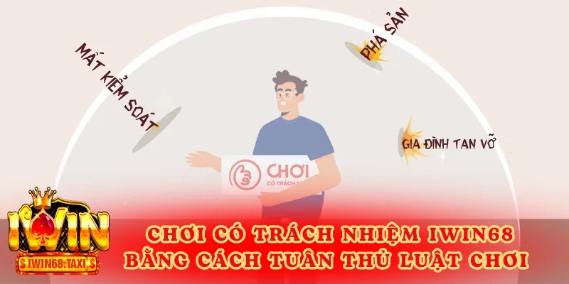 Chơi có trách nhiệm IWIN68 bằng cách tuân thủ luật chơi 